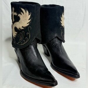 Corral Women’s Wing & Cross Convertible Western Booties 8M Snip Toe